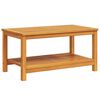 vidaXL Sānu galds Brūna 90 x 50 x 45 cm Cietā akācijas koks