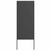 vidaXL Dārza privātuma ekrāns Melna 50 x 140 cm Auksti velmēta tērauds
