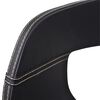 vidaXL virtuves krēsli, 4 gab., melni, liekts koks un mākslīgā āda