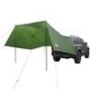 vidaXL Auto telts Zaļa 308 x 215 x 220 cm Poliesters un tērauds