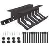 vidaXL Galda kabeļu organizators 2 gab. Melns 44 x 11,5 x 13,5 cm