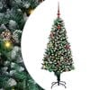 vidaXL Mākslīgā Ziemassvētku eglīte Zaļa 150 cm