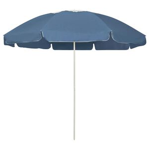 vidaXL pludmales saulessargs, 240 cm, zils