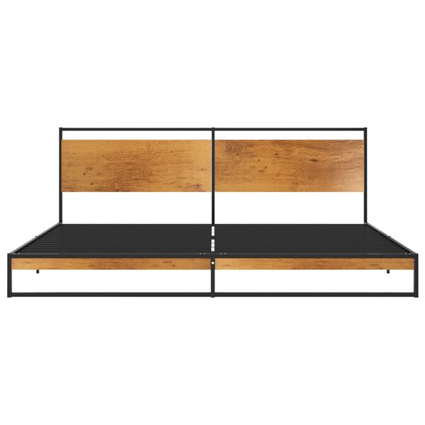 vidaXL gultas rāmis, metāls, 200x200 cm