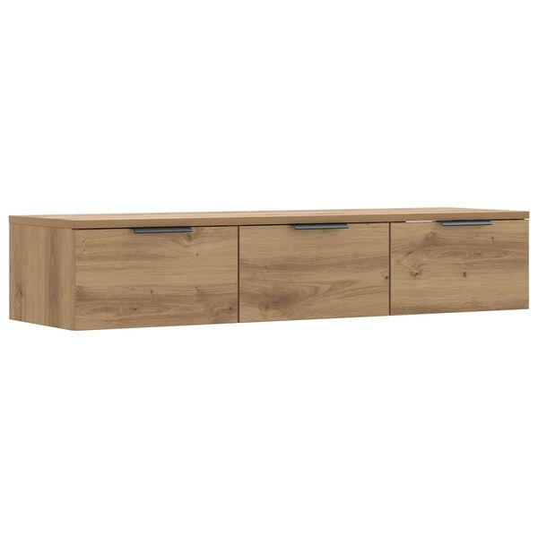 vidaXL Sienas skapis Artisan Oak 102x30x20 cm Engineered Wood