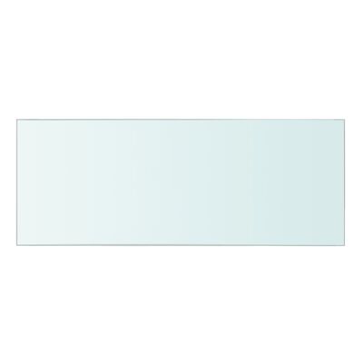 vidaXL stikla plauktu paneļi, 2 gab., 40x15 cm, caurspīdīgi