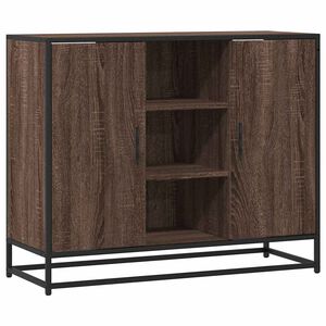 vidaXL kumode, ozolkoka krāsa, 92x35x76 cm, inženierijas koks