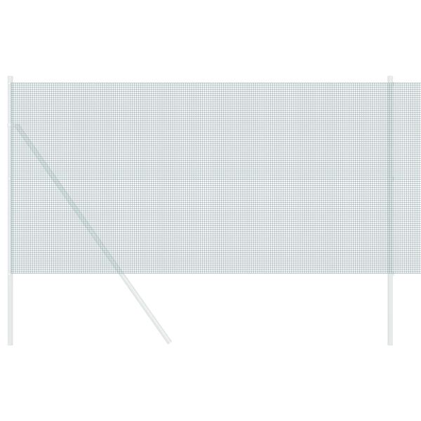 vidaXL Metinātās stieples žogs Zaļa 1.4 x 10 m