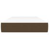 vidaXL atsperu matracis bērniem, tumši brūns, 80x160 cm, audums