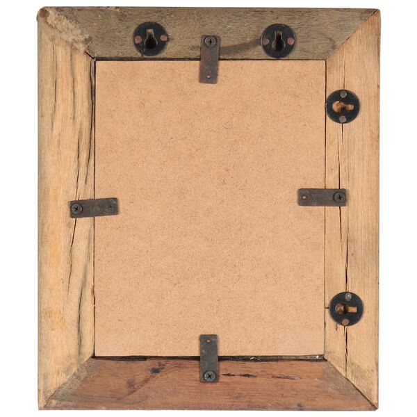 vidaXL foto rāmji, 2 gab., pārstrādāts masīvkoks, stikls, 25x30 cm