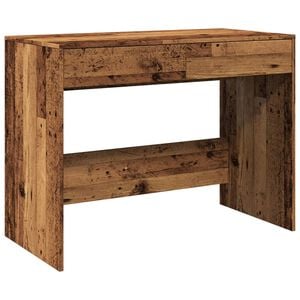 vidaXL rakstāmgalds, veca koka, 101x50x76,5 cm, inženierijas koks