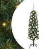 vidaXL Mākslīgā Ziemassvētku eglīte su 150 LED ar statīvu Zaļa 120 cm