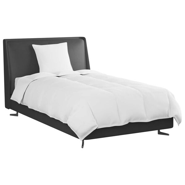 vidaXL Ziemas gultas sega ar spilvenu 2 pcs Balts Dūnu spalva