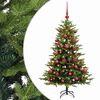 vidaXL Mākslīgā Ziemassvētku eglīte ar rotājumiem 150 cm 150 LED