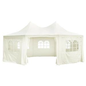 vidaXL Dārza Pārsegs 6 x 4,5 x 3 m Krēmkrāsa Audums
