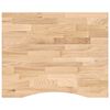 vidaXL galda virsma neapstrādāta 100x80x2,5 cm masīvkoka