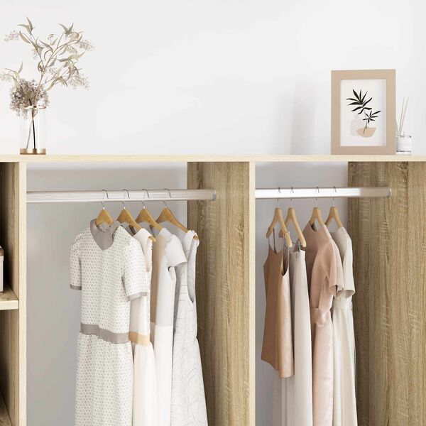 vidaXL Skapja stieple 2 pcs Sudraba 764 x 15 x 29 mm