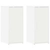 vidaXL apavu skapī&scaron;i, 2 gab., 32x35x70 cm, balti, skaidu plāksne
