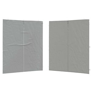 vidaXL Ballī&scaron;u telts siena 2 gab. 200 x 195 cm Gai&scaron;i pelēka