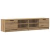 vidaXL 2 daļu TV skapja komplekts Artisan Oak 80x35x36,5 cm