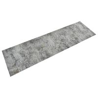 vidaXL virtuves paklājs, mazgājams, betona apdruka, 45x150 cm, samts