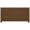vidaXL gulta, medus brūna, 80x200 cm, priedes masīvkoks