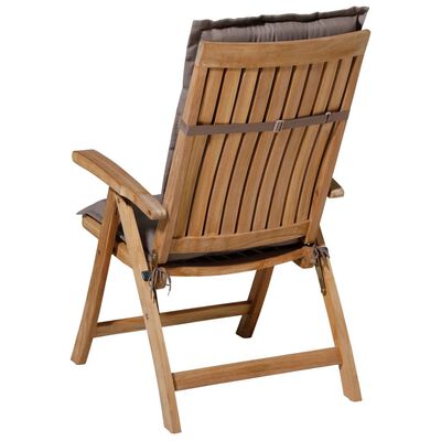 Madison atzveltnes krēsla spilvens Panama, pelēkbrūns, 123x50 cm
