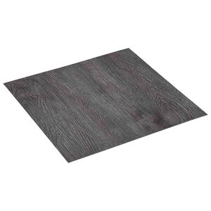 vidaXL Pa&scaron;līmējo&scaron;ie Grīdas Dēļi Tum&scaron;i brūna un melna 30,5 x 30,5 cm