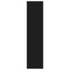 vidaXL apavu skapītis, melns, 79,5x24x90,5 cm, skaidu plāksne