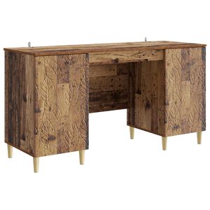 vidaXL Galds Vecs koks Inženierijas koks 142,5 x 50 x 75 cm