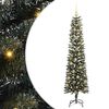 vidaXL Mākslīgā Ziemassvētku eglīte su 300 LED ar statīvu Zaļa 180 cm