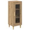 vidaXL Puse Artisānā ozols 34.5 x 32.5 x 90 cm Inženierijas koks