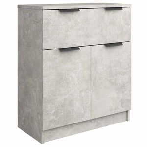 vidaXL kumode, betona pelēka, 60x30x70 cm, inženierijas koks