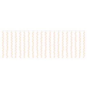 vidaXL Aizkaru lampiņas 400 LED Silti balts 600 x 200 cm