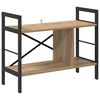 vidaXL Grāmatu plaukts 3 līmeņi 75 x 30 x 58,5 cm Inženierijas koks