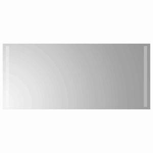 vidaXL LED vannas spogulis Caurspīdīgs 90 x 40 cm rūdīts stikls