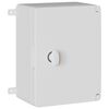 vidaXL Kontroles skapis Pelēka 25 x 13 x 24 cm ABS plastmasa