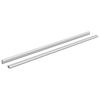 vidaXL Skapja stieple 2 gab. Sudraba 864 x 15 x 29 mm