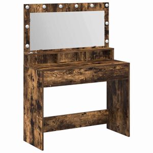 vidaXL Dressing galds Dūmaka ozols 100 x 41 x 135 cm Inženierijas koks