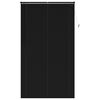 vidaXL Venēcijas žalūzija Melns 213 x 110 cm 25 mm PVC