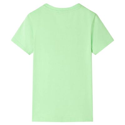 Bērnu T-krekls, neona zaļš, 92