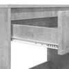 vidaXL Galds Betona pelēks 100 x 50 x 78 cm Inženierijas koks