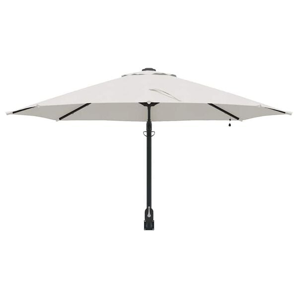 vidaXL Dārza parasols Smilšu 248 x 248 x 148 cm Poliesters un tērauds