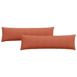 vidaXL Dīvāna spilveni 2 pcs Sarkans oranžs 145 x 40 cm