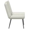 vidaXL Relaxing Chair Cream 64x74x84 cm Velvet