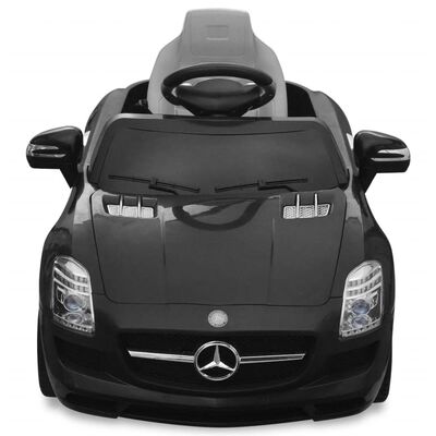 Elektriskā mašīna bērniem Mercedes Benz SLS AMG 6 V, melna ar pulti