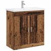 vidaXL Vannas istabas mēbeļu komplekts Vecs koks 81 x 40 x 84,5 cm
