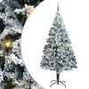 vidaXL Mākslīgā Ziemassvētku eglīte Balts 240 cm