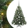 vidaXL Mākslīgā Ziemassvētku eglīte su 150 LED Zaļa 120 cm PE un PVC