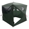 vidaXL Medību telts ar jumtu Armijas zaļa 143 x 143 x 165 cm